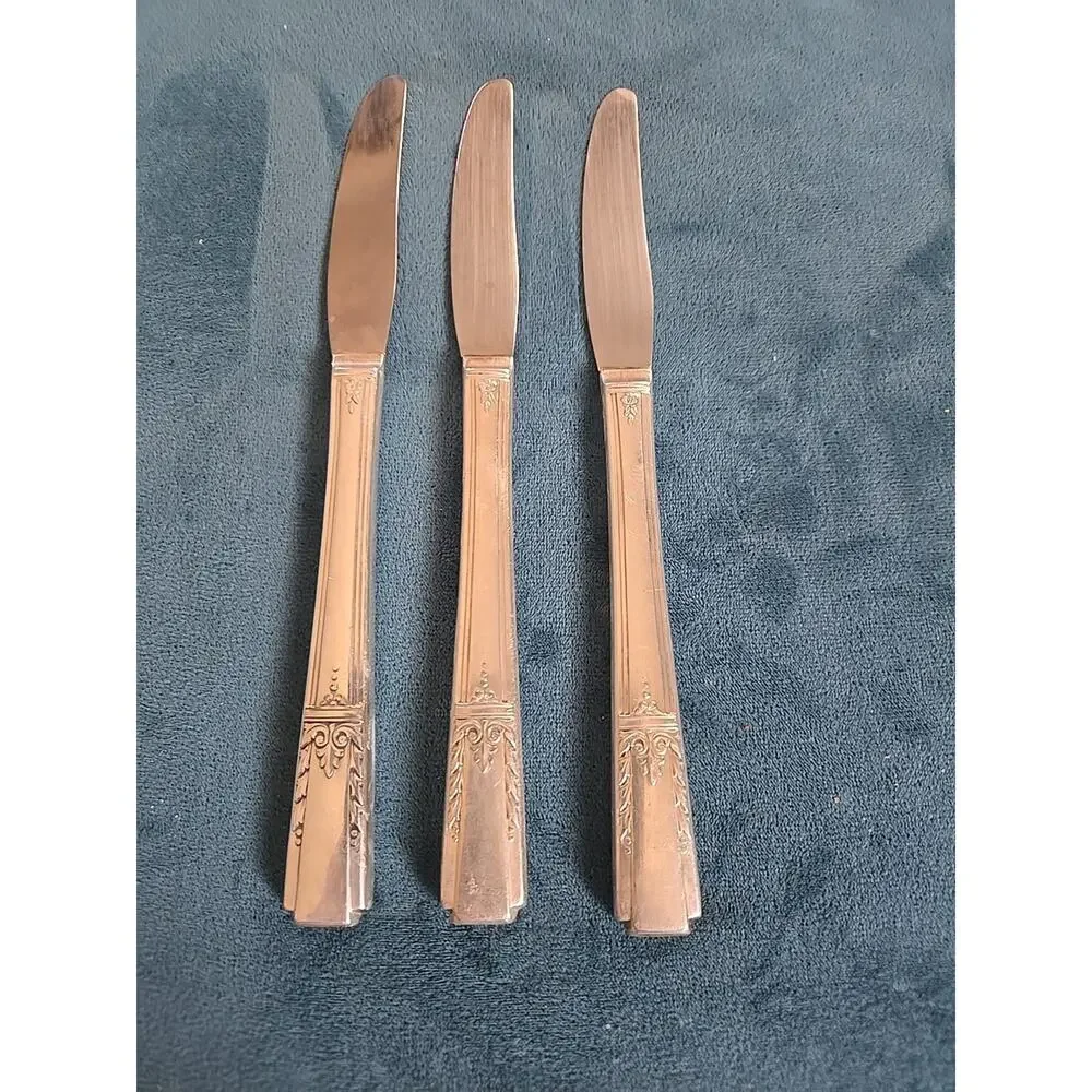 3 Wm A Rogers LADY DRAKE Silverplate Oneida Community Silverware CHOICE Flatware